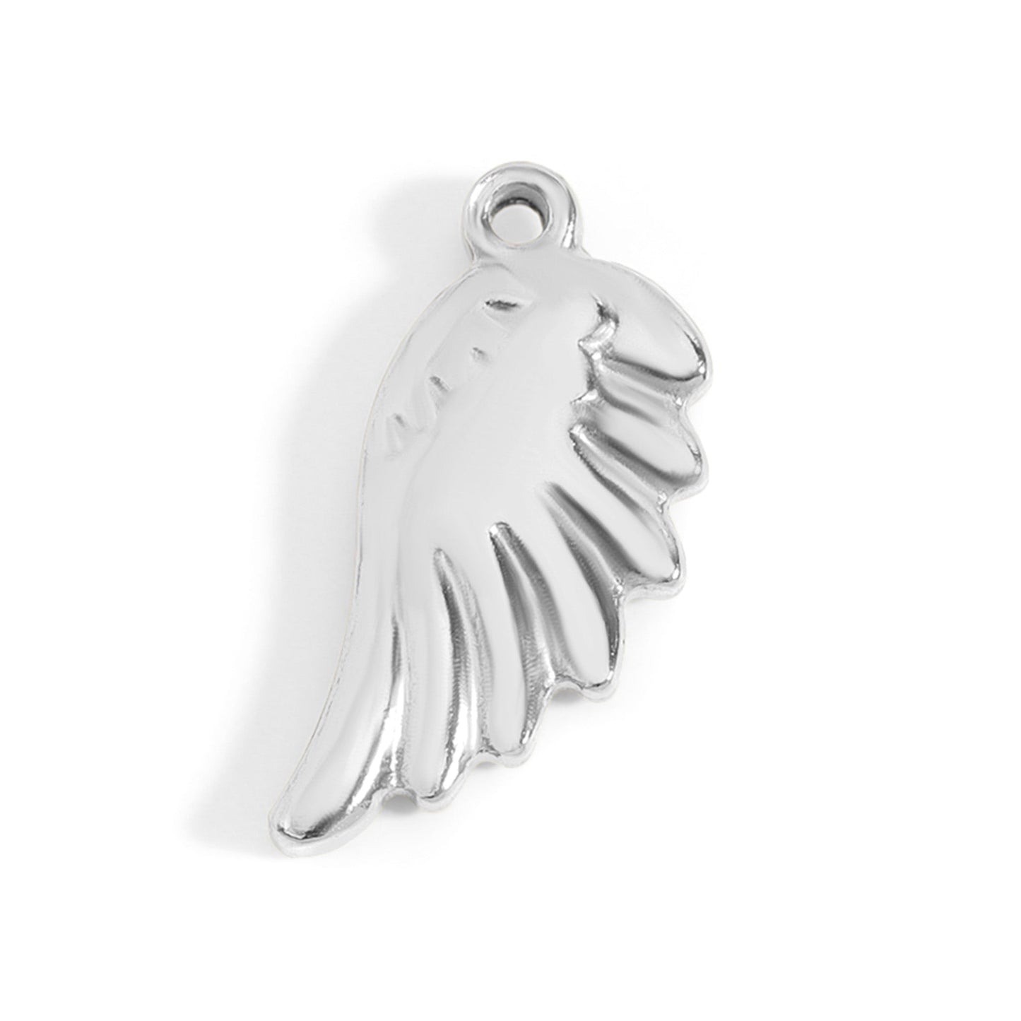 18K Gold PVD Stainless Steel Small Angel Wing Charm / PDL0105