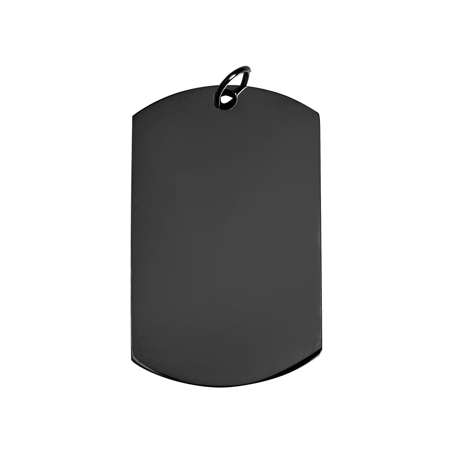 18K Gold PVD Stainless Steel Engravable Dog Tag Pendant / PDC280